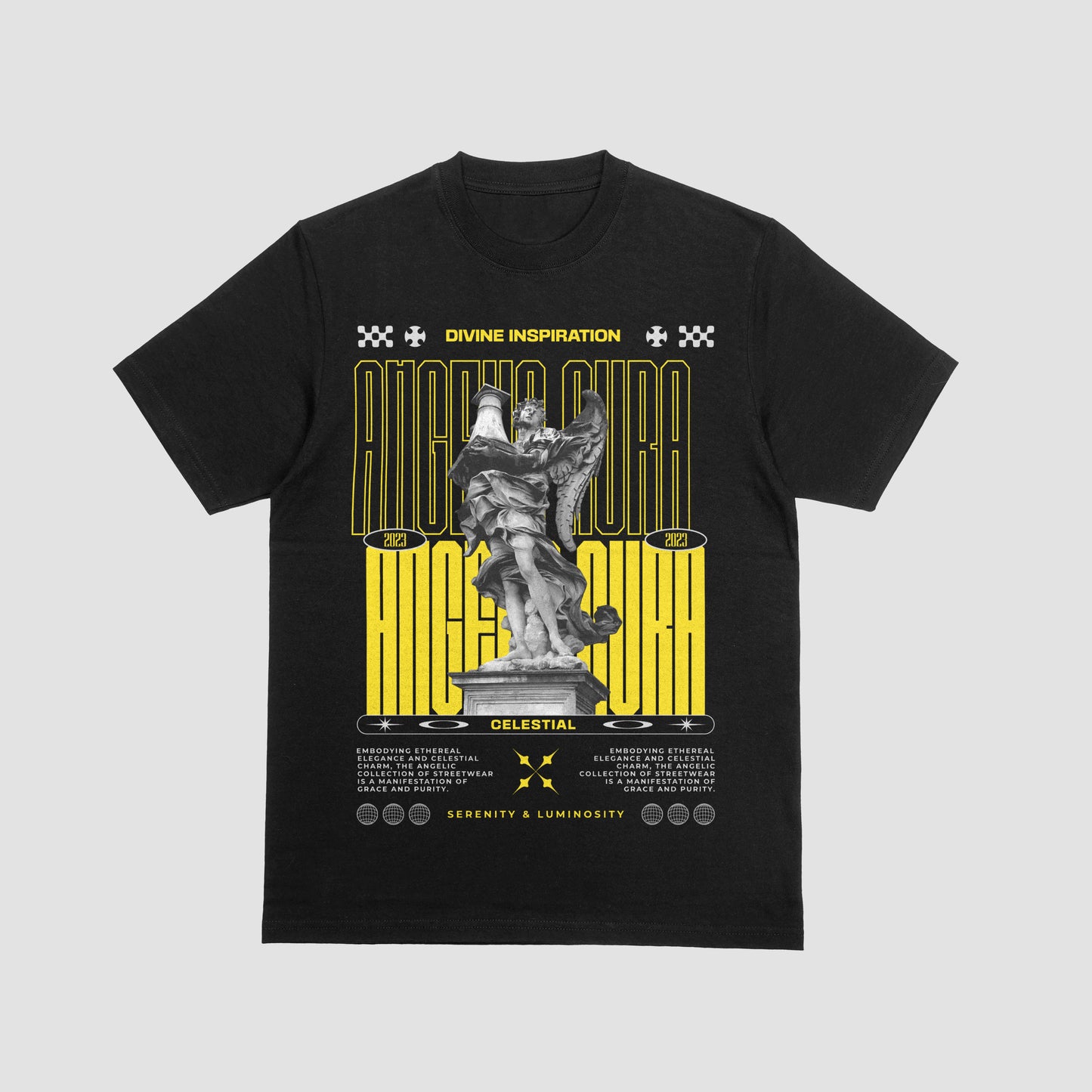 Angelic Aura Celestial Streetwear Tee