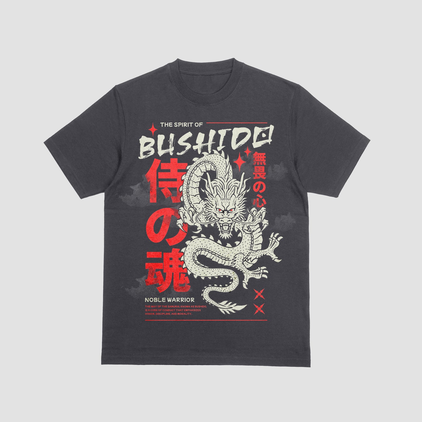 "Spirit of Bushido" Dragon Tee – Noble Warrior Edition