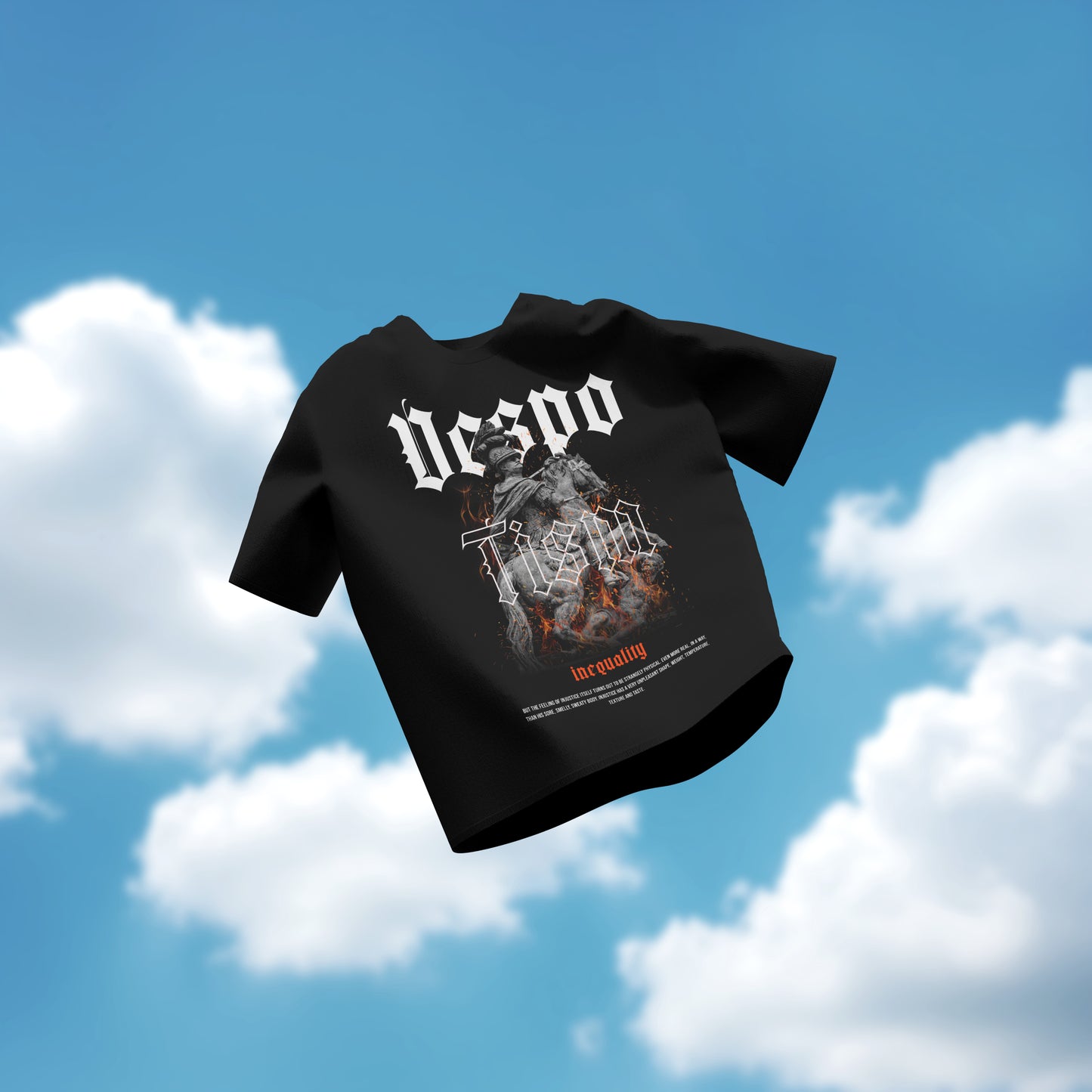 Despotism Graphic T-Shirt – Gothic Power & Protest Streetwear