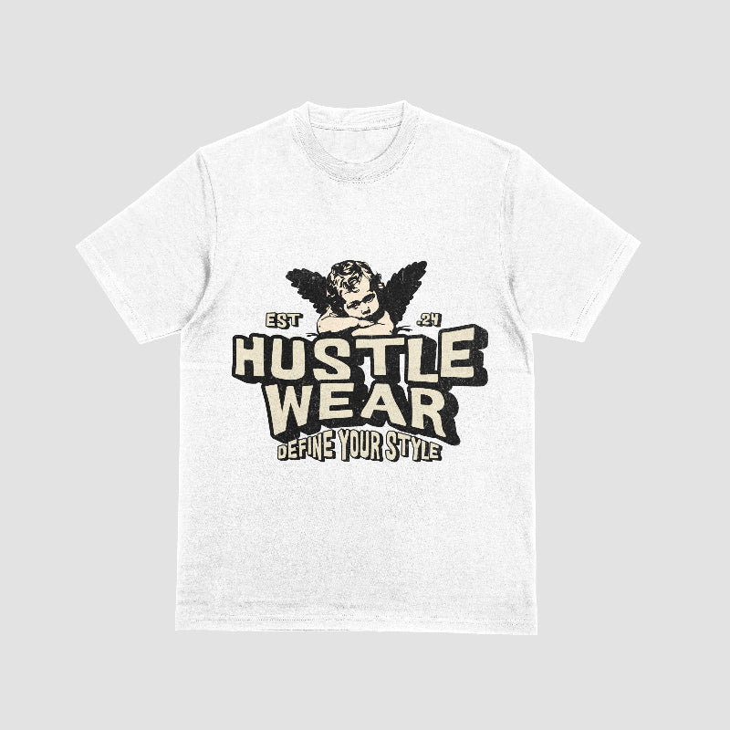 Hustle Wear Vintage Cherub Tee
