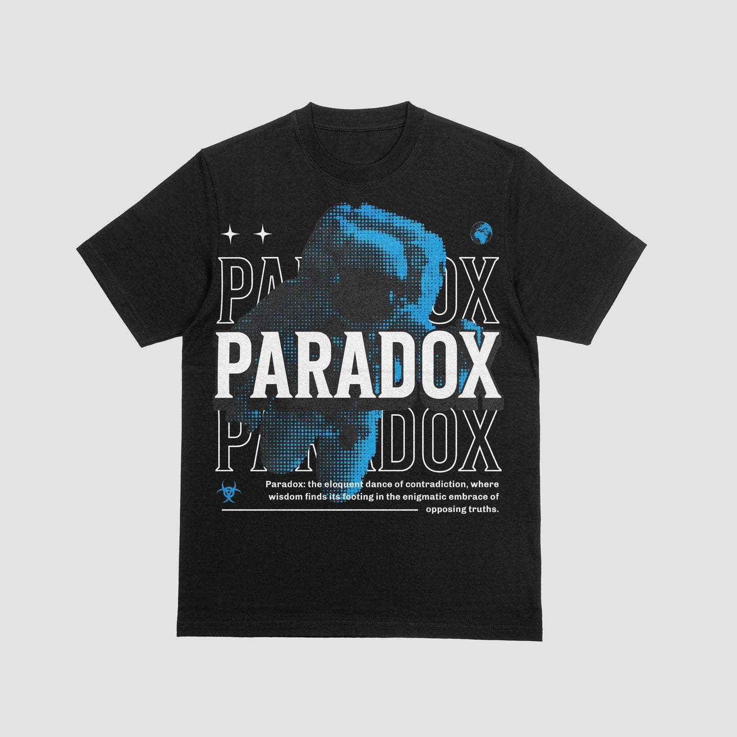 "Paradox" Digital Philosophy Tee – Opposing Truths Edition