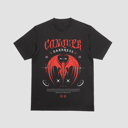 Conquer Darkness Graphic Tee