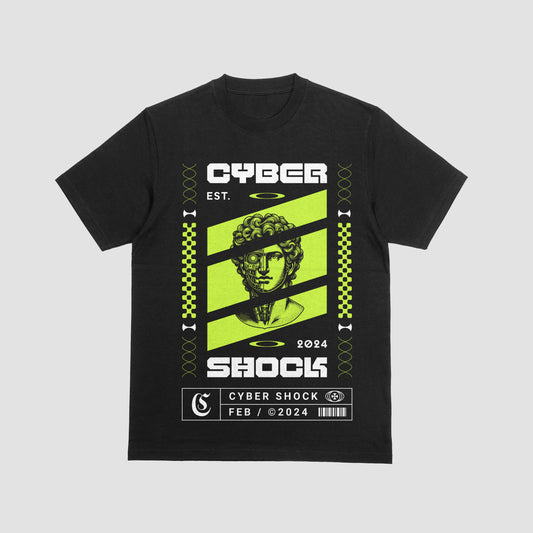 Cyber Shock ’24 Retro‑Futuristic Graphic Tee