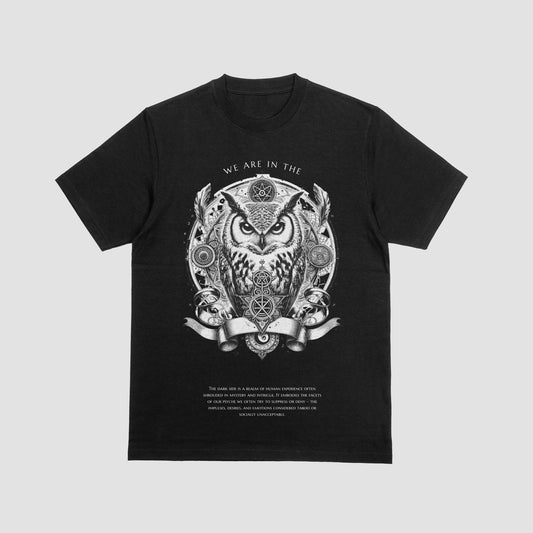 Dark Side – Esoteric Owl Oversized Tee