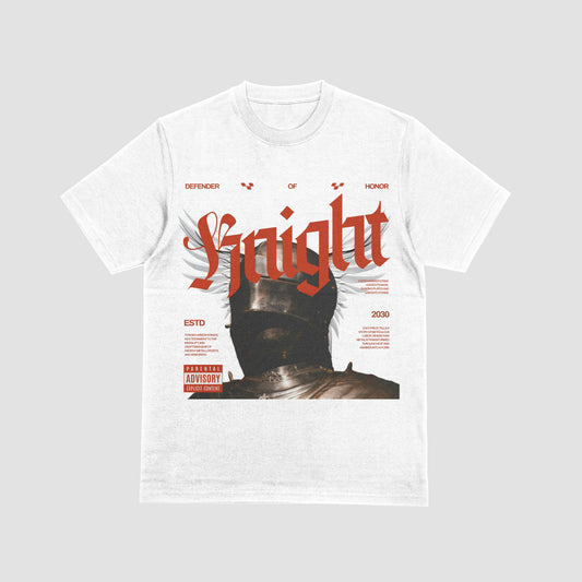 "Knight" Gothic Armor Tee – Defender of Honor Edition