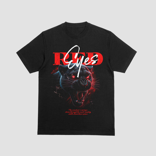 Red Eyes Panther Graphic Tee