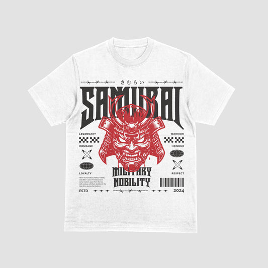 Samurai Military Nobility Tee – Honor & Courage Edition