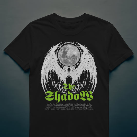 "The Shadow" Gothic Angel Moon T-Shirt