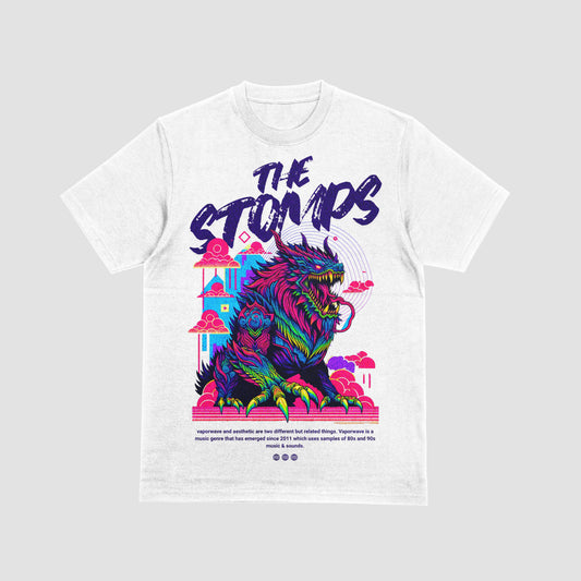 "The Stomps" Vaporwave Monster Graphic T-Shirt