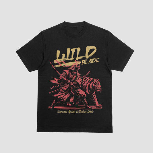 Wild Blade T-Shirt – Samurai Spirit, Modern Bite