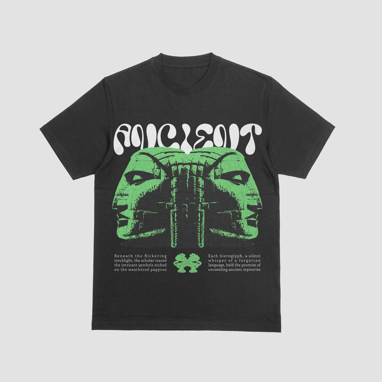 “Ancient Echoes” Hieroglyphic Tee – Scholar’s Discovery Edition