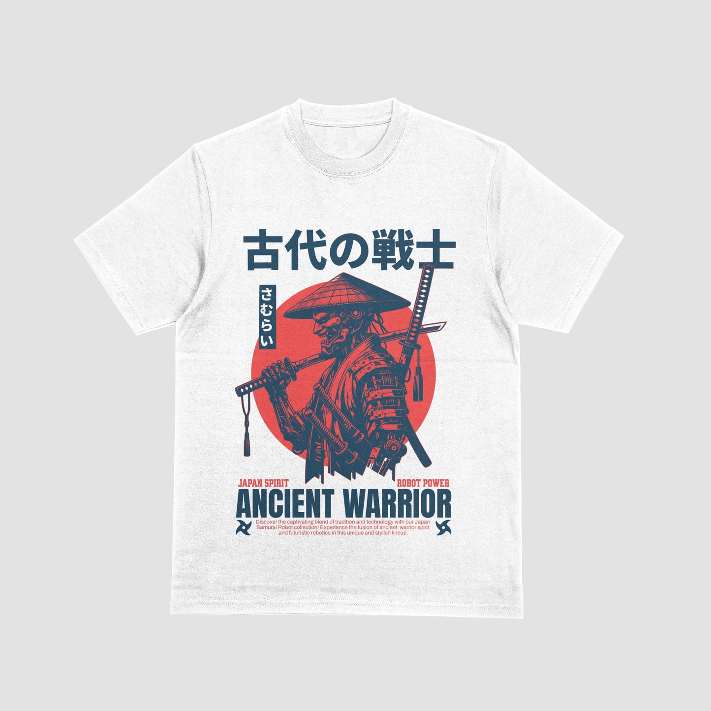 Ancient Warrior – Cyber Samurai Graphic Tee